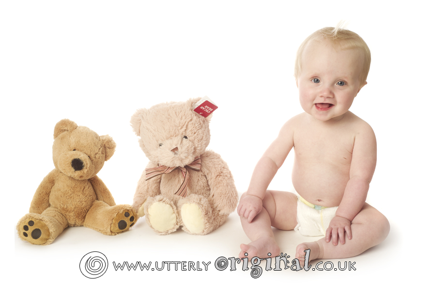 teddy bears picnic baby photography,